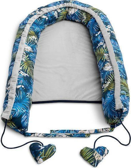 Sensillo Baby-Kissen Nest Blau 80x45cm