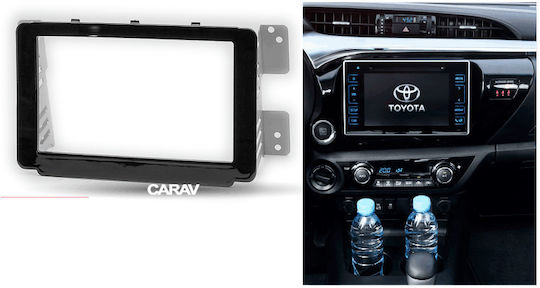 CARAV Industries Inc. Πρόσοψη 2 Din για Toyota Hilux 2016-2020