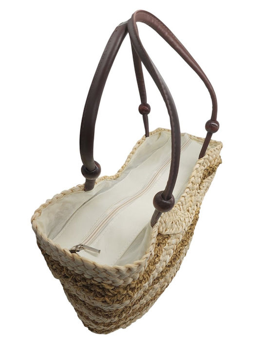 Mehrfarbige Korbweide Strandtasche