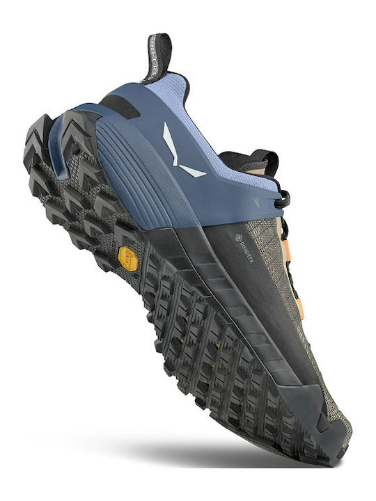 Salewa Wildfire Ανδρικά Ορειβατικά Παπούτσια Αδιάβροχα με Μεμβράνη Gore-Tex Μπλε
