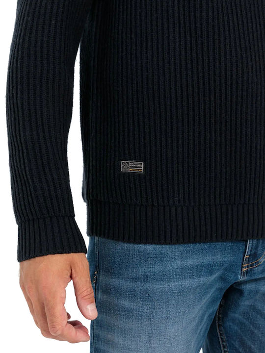 Langarm-Pullover Marineblau