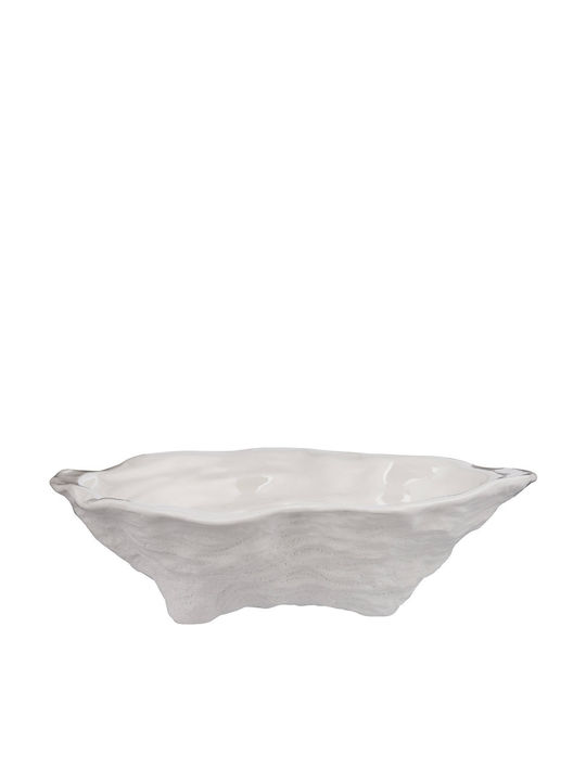 Butlers Dekorative Schüssel Keramik Weiß 24x16x6cm 1Stück Butlers Dekorative Schüssel Keramik Weiß 24x16x6cm 1Stück