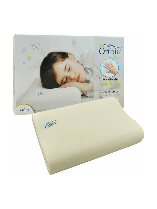 Orthia Baby Sleep Pillow Comfort Softfeel Beige 25x38cm