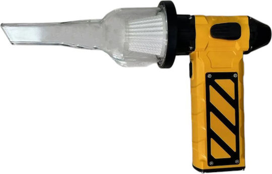 F015 Autostaubsauger & Gebläse 2-in-1 Wiederaufladbar 12V Gelb