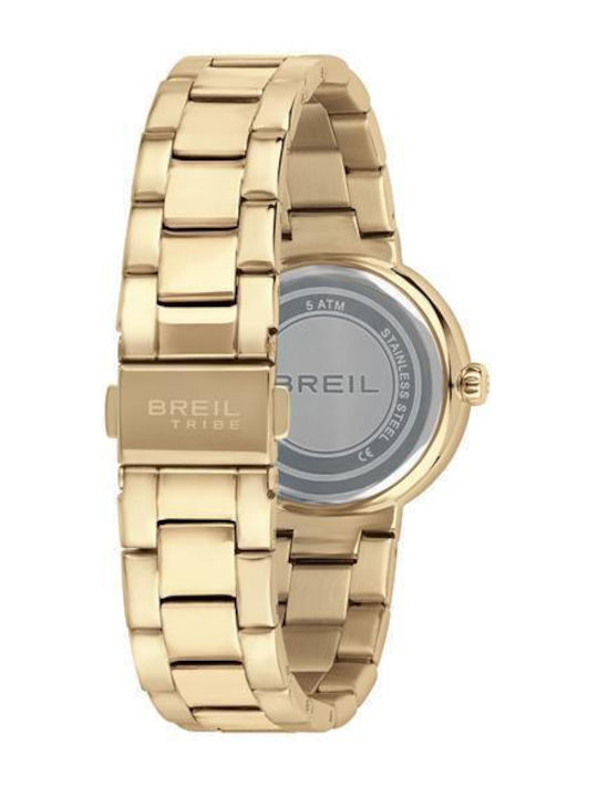 Breil Women's Watch 36mm Battery with Gold Stainless Steel Bracelet