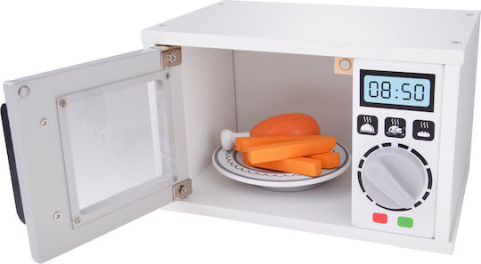 Jokomisiada Children's Household Appliance Microwave Oven made of Wood