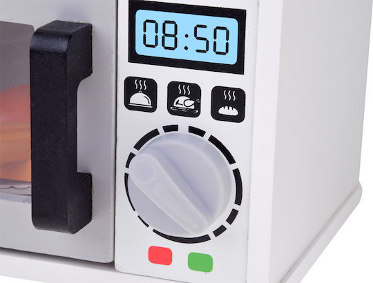 Jokomisiada Children's Household Appliance Microwave Oven made of Wood