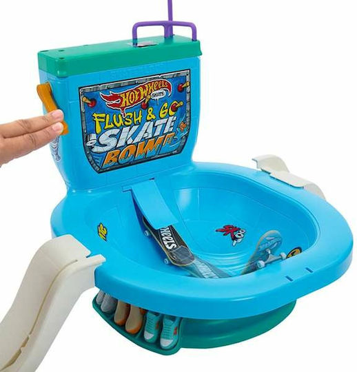 Hot Wheels Skate Flush & Go Skate Bowl 194735232697