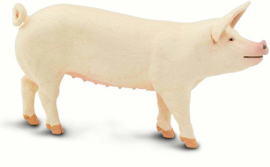 Μινιατούρες Safari Large White Pig Μεγάλο Λευκό Γουρούνι