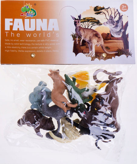 Hipo Figure Wild Animals Australia 6-8cm 12pcs Hhz18