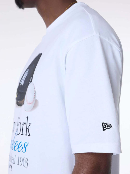 New York Yankees Αθλητικό T-shirt Λευκό