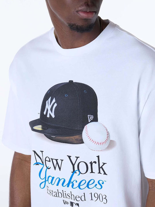 New York Yankees Αθλητικό T-shirt Λευκό
