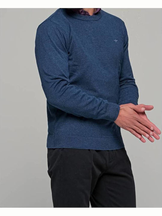 Langarm-Pullover Blau