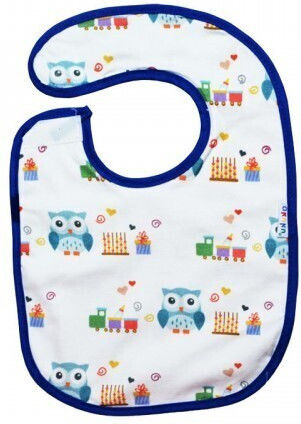 Akuku Waterproof Bib Plastic with Hoop & Loop Fastener Multicolored