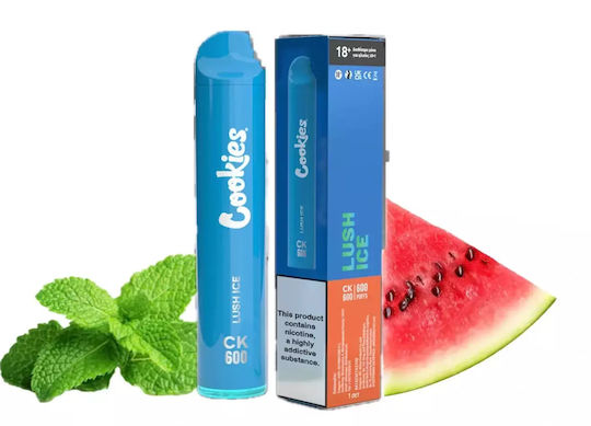 Puff Einweg-E-Zigarette 600 Einweg-E-Zigaretten Lush Ice 2ml 2mg Grüne