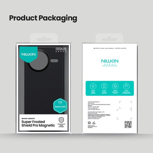 Nillkin Frosted Shield Pro Back Cover Πλαστικό Μαύρο (Poco F7 Pro)
