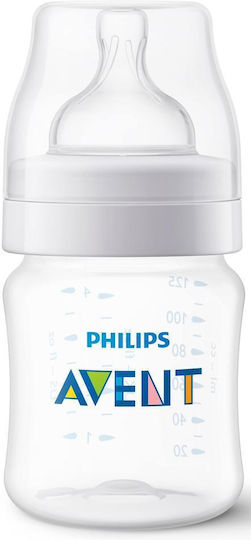 Philips Plastic Baby Bottle Anti-colic with Silicone Teat for 1+ Months 125ml