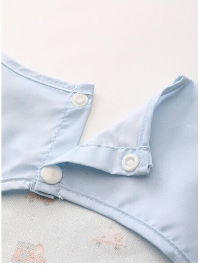 Tutete Waterproof Coverall Fabric with Sleeves Light Blue for 6 m+