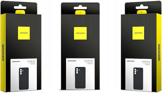Spacecase Silicone Back Cover Silicone Black (Galaxy A36)