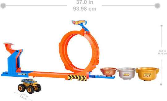 Hot Wheels Διεκδίκηση Κυπέλου Πίστα Monster Truck για 4+ Ετών