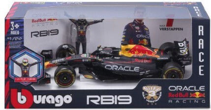 Bburago Formula 1 Oracle Red Bull Αυτοκινητάκι Verstappen 1:24 Formula 1 για 14+ Ετών