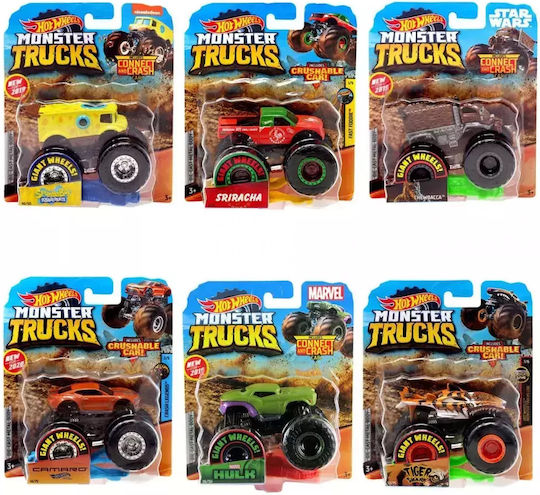 Количка Разнообразни Дизайни 1:64 Monster Truck за 3+ Години (Различни Видове) 1 Бр