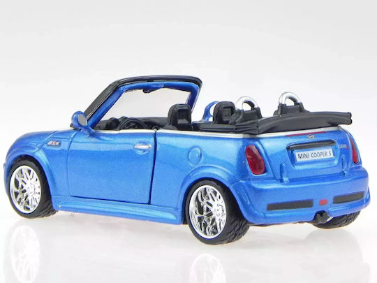 Bburago Mini Cooper S Convertible Blue 1:32 for Ages 3 and Up