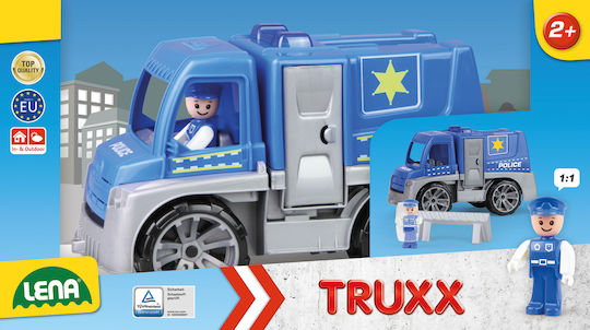 Lena Truxx Toy Car Scale 1:16 Police for 2+ Years