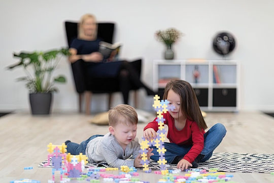 Plus Plus Blocks Big Pastel Mix for 1-6 years Years 50pcs