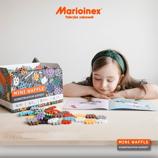Marioinex Τουβλάκια Mini Waffle για 3+ Ετών 501τμχ