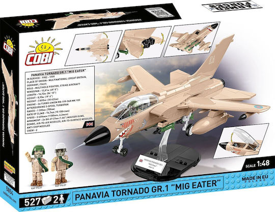 Cobi Building Blocks Armed Forces Panavia Tornado Gr.1 Mig Eater for 7+ Years 527 Pieces