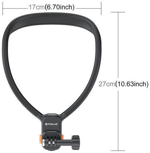 Lazy Neck Magnetic Desk Stand for Mobile in Black color