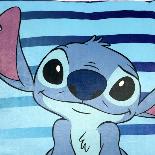 Disney Детска Декоративна Възглавница Stitch Stitch Синя 38x38см