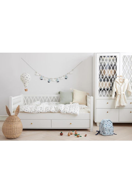 Cam Cam Copenhagen Παιδικό Διακοσμητικό Μαξιλάρι Herringbone Λευκό 40x40εκ.