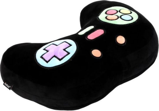 Total Gift Pernă Decorativă Pentru Copii Play Neagră 43x29cm