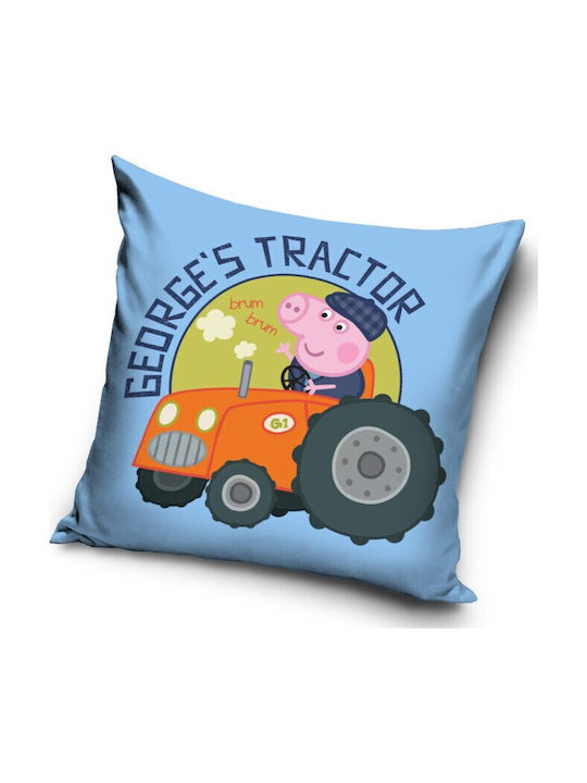 Peppa Pig Детска Декоративна Възглавница Многоцветна 40x40см