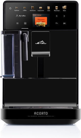 ETA Automatic Espresso Machine 1400W Pressure 19bar for Cappuccino with Grinder Brown ETA918090000