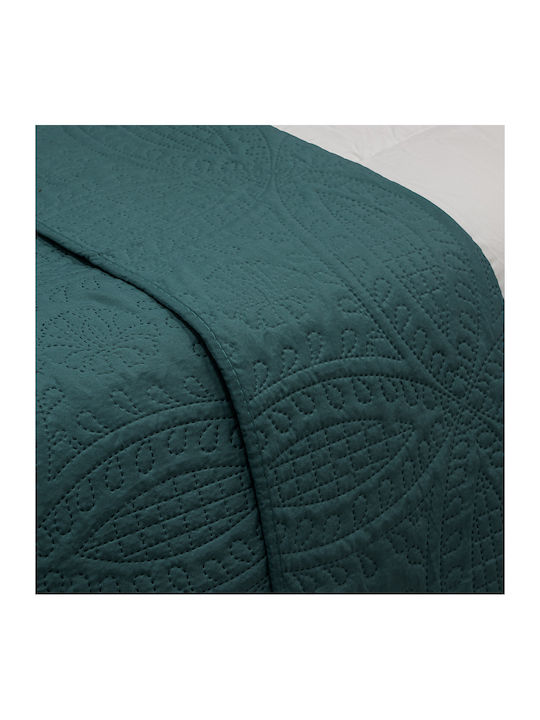 Lino Home Ligero Coverlet Queen Size Microfiber Green 220x240cm