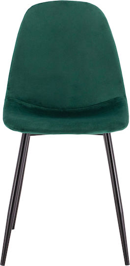 Leonardo Dining Room Velvet Chair Cypress 45x53x85cm