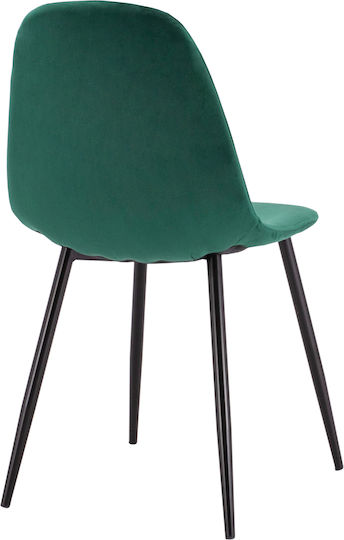 Leonardo Dining Room Velvet Chair Cypress 45x53x85cm