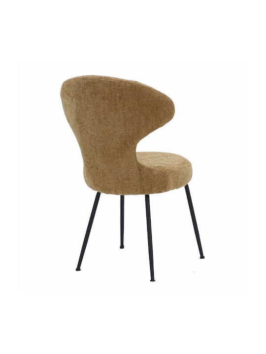 Fungo Dining Room Fabric Chair Lemon 56x57x91cm 2pcs