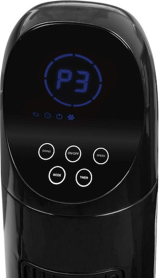 Blow Tower Fan 90W With Remote Control Black