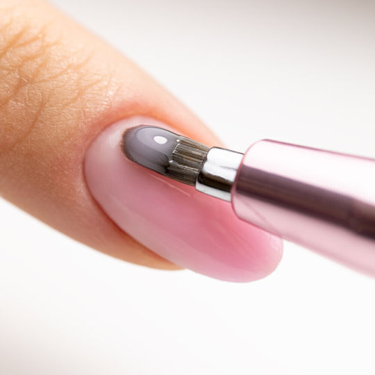 Πινέλο Thin Oval Pro Gel Rose Gold Molly Nails Nr 4
