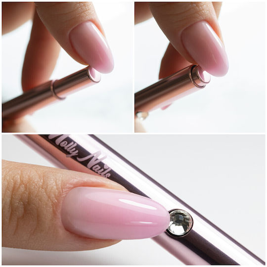 Πινέλο Liner Long Pro Art Rose Gold Molly Nails 11 Mm