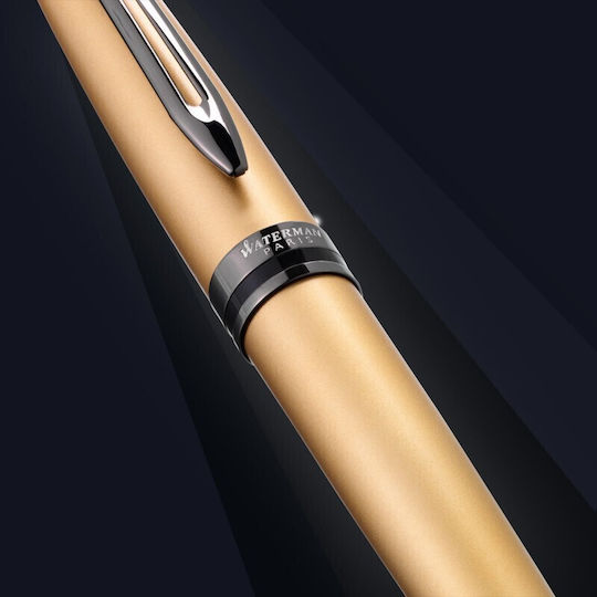 Waterman Expert Metallic Gold Lacquer Fountain Pen Special Edition 3026981192586 Fine Nib