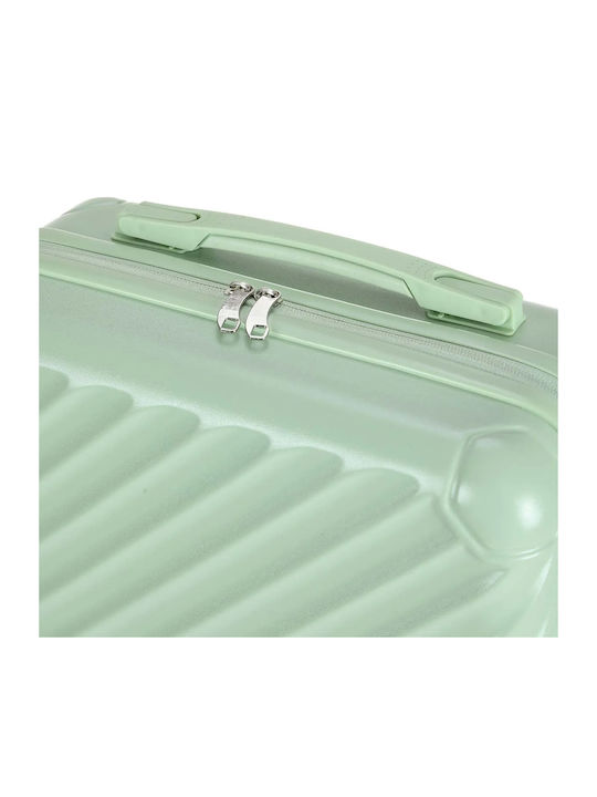 Kourk Large Hard Pink Suitcase with 4 Wheels Height 72cm