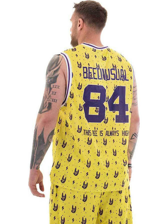 This Bee Is Always High Tricou Sport Galben