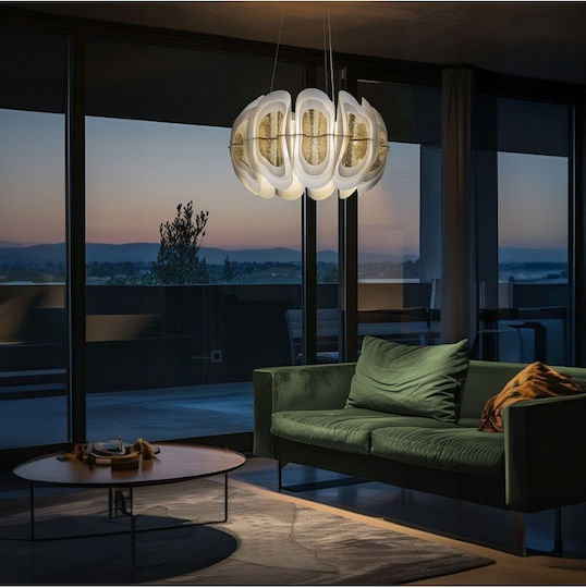 Slamp Adjustable Pendant Light White 56x56x56cm