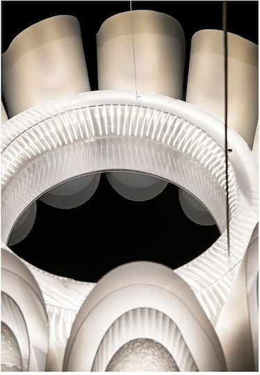 Slamp Adjustable Pendant Light White 56x56x56cm