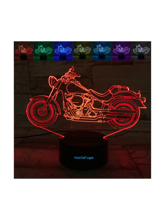 Διακοσμητικό Φωτιστικό 3D LED Night Light LED 3D Illusion 15x3εκ.